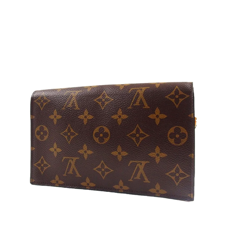 Louis Vuitton Monogram Flore Wallet On Chain (35991)