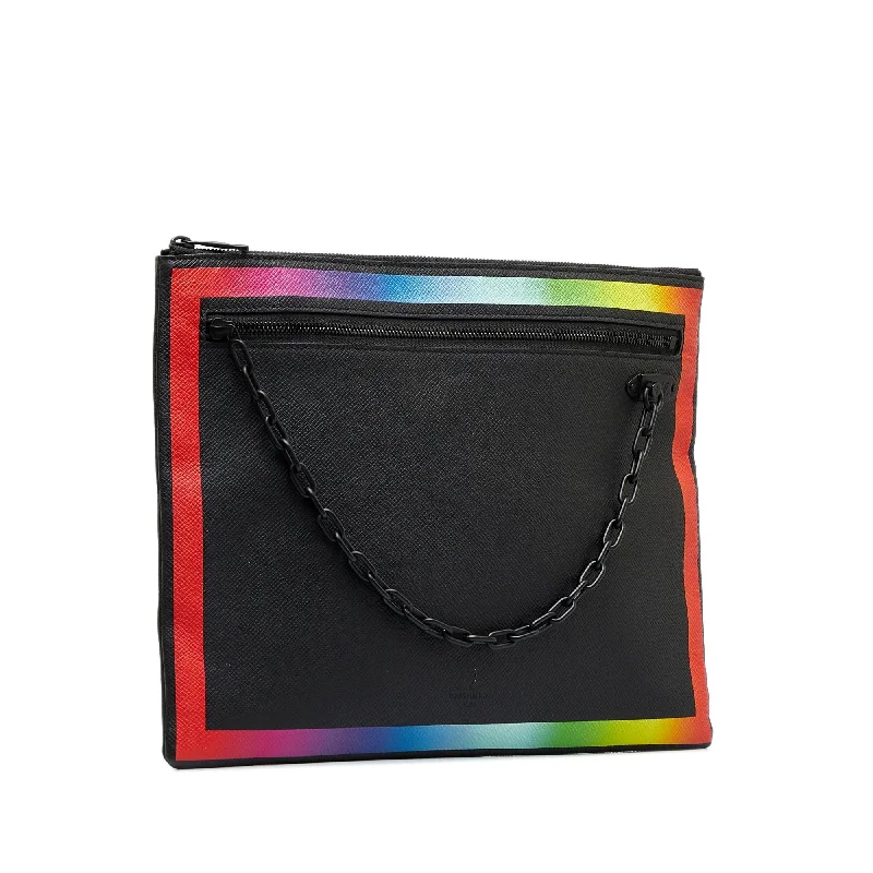 Louis Vuitton Taiga Rainbow Pochette A4 (StdqCP)