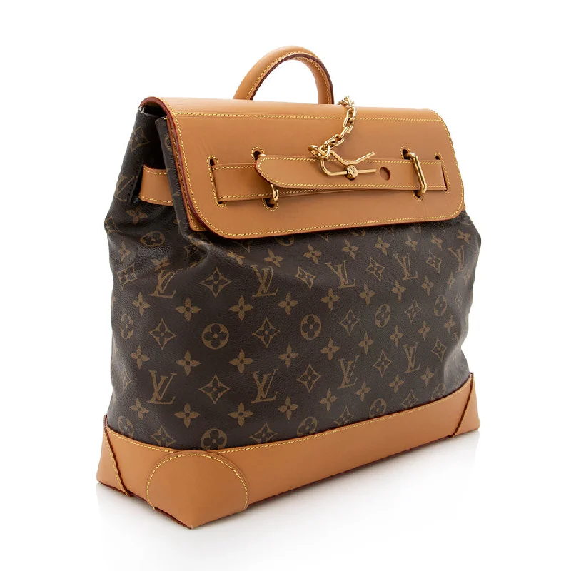 Louis Vuitton Monogram Canvas Steamer PM Tote (17842)