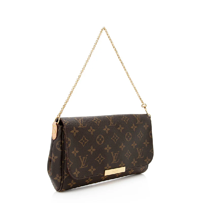 Louis Vuitton Monogram Canvas Favorite MM Shoulder Bag (19673)