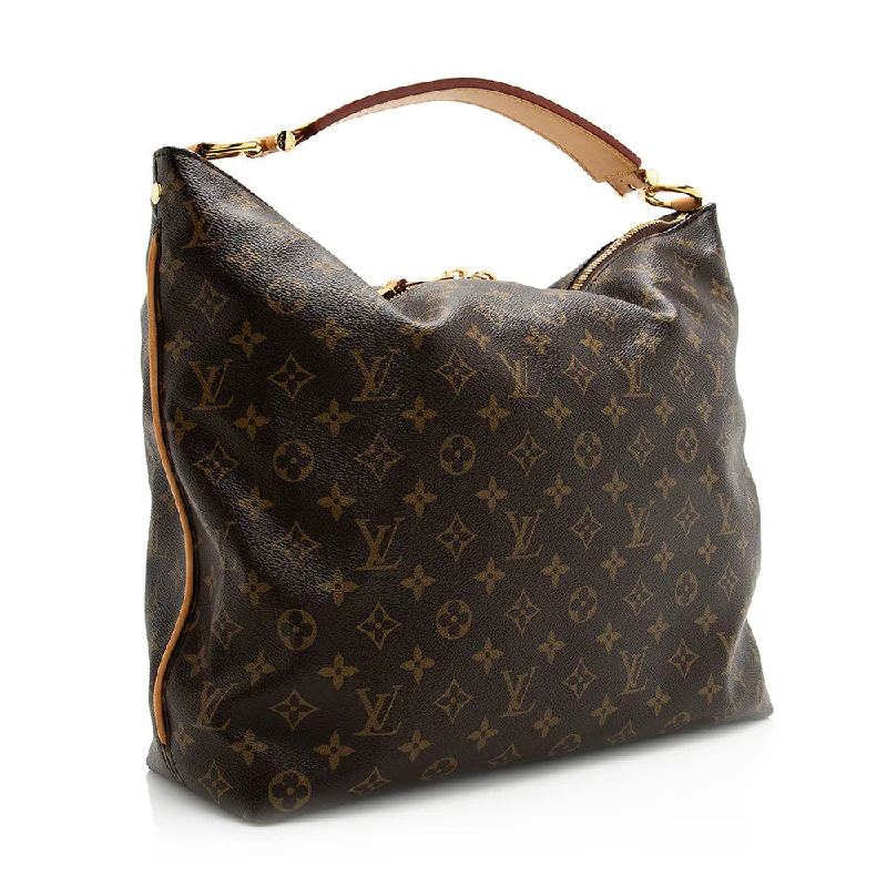 Louis Vuitton Monogram Canvas Sully MM Shoulder Bag (21346)