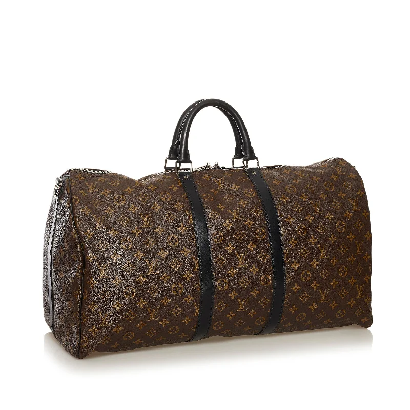 Louis Vuitton Monogram Macassar Keepall Bandouliere 55 34578)