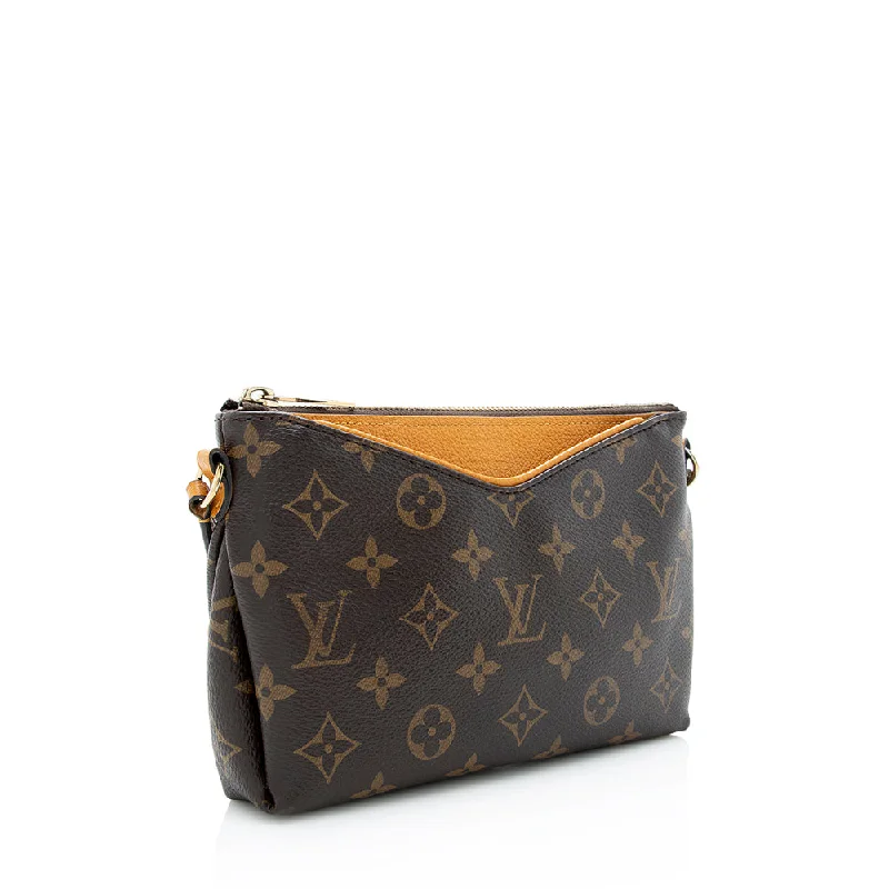 Louis Vuitton Monogram Canvas Pallas Clutch (18869)