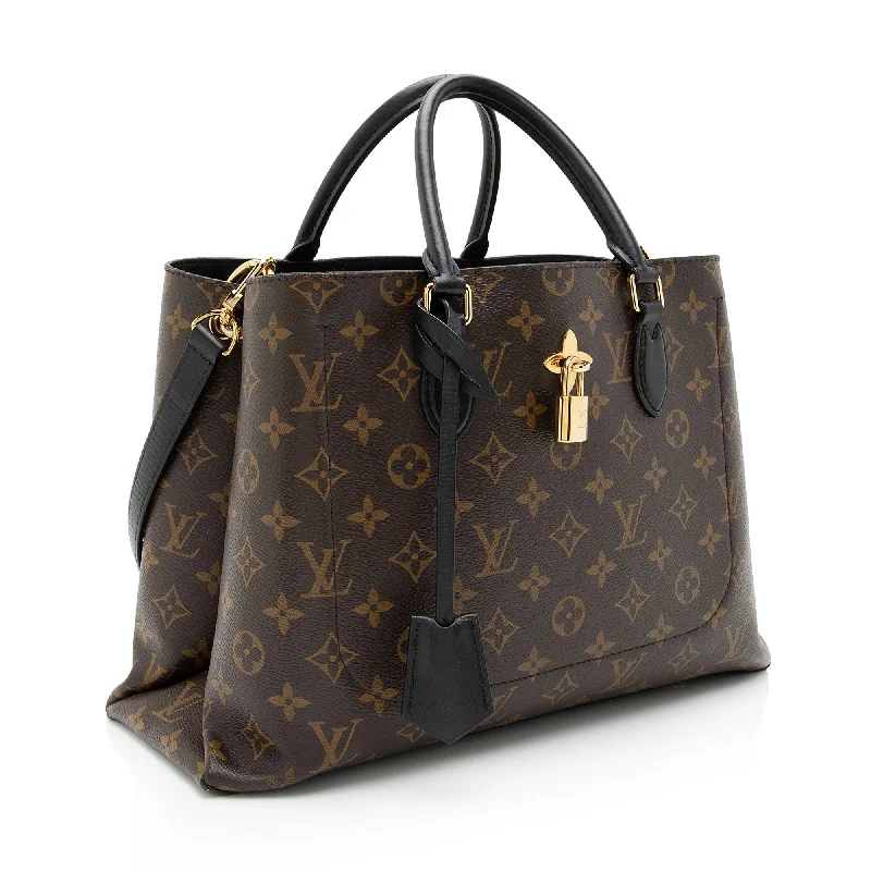 Louis Vuitton Monogram Canvas Flower Tote (peQLcU)