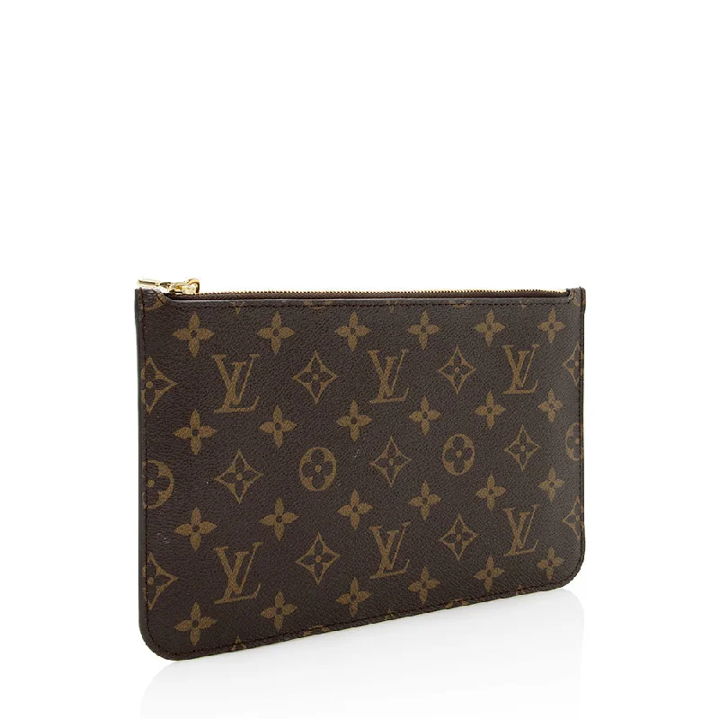 Louis Vuitton Monogram Canvas Neverfull MM Pochette (19116)