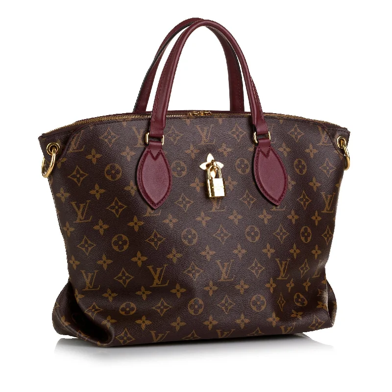 Louis Vuitton Monogram Flower Zipped Tote MM (W0LVmv)