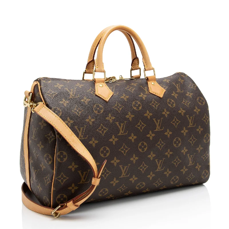 Louis Vuitton Monogram Canvas Speedy Bandouliere 35 Satchel (FacODh)