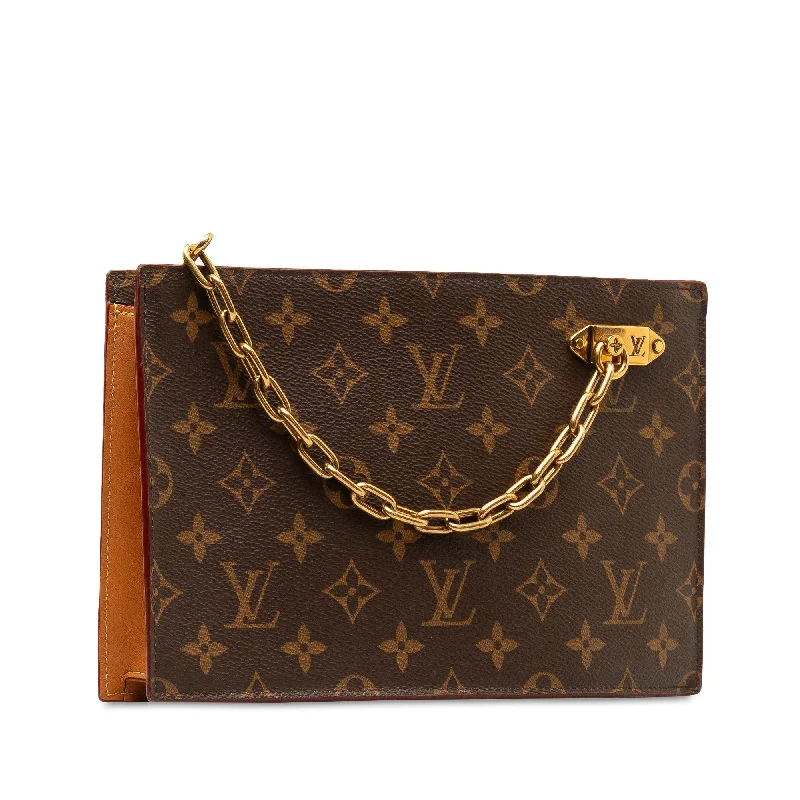 Louis Vuitton Monogram Legacy Chain Clutch (QOW4Cw)