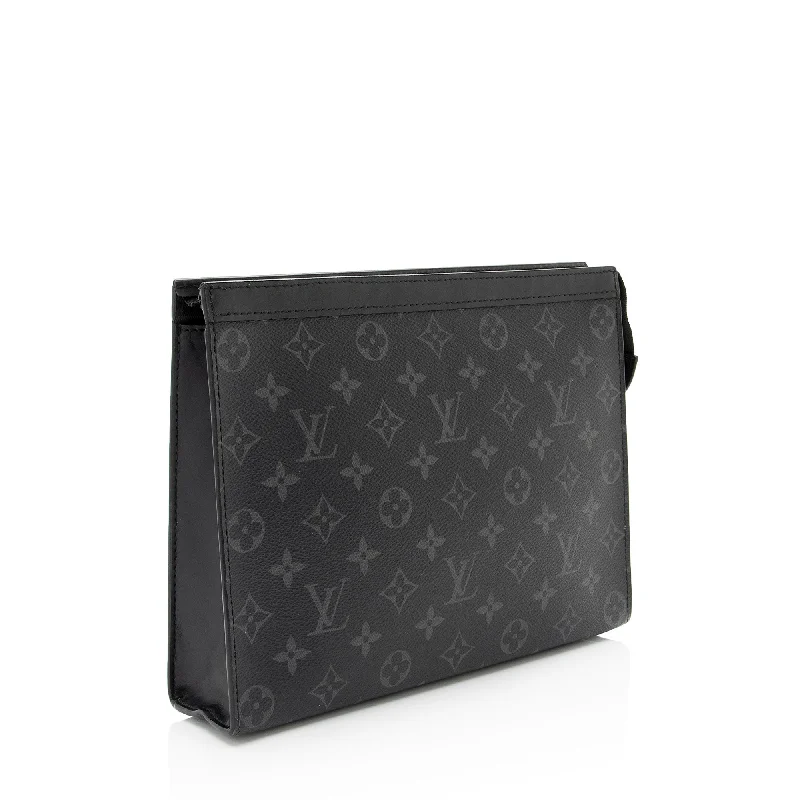 Louis Vuitton Monogram Eclipse Voyage MM Pochette (naXUvB)