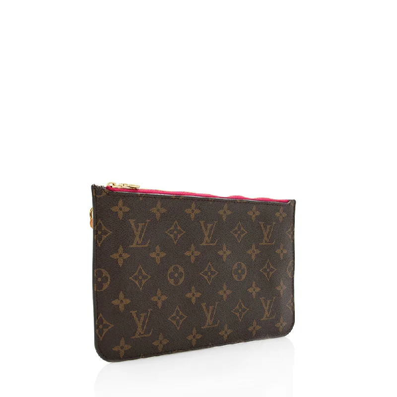 Louis Vuitton Monogram Canvas Neverfull MM Pochette (18193)