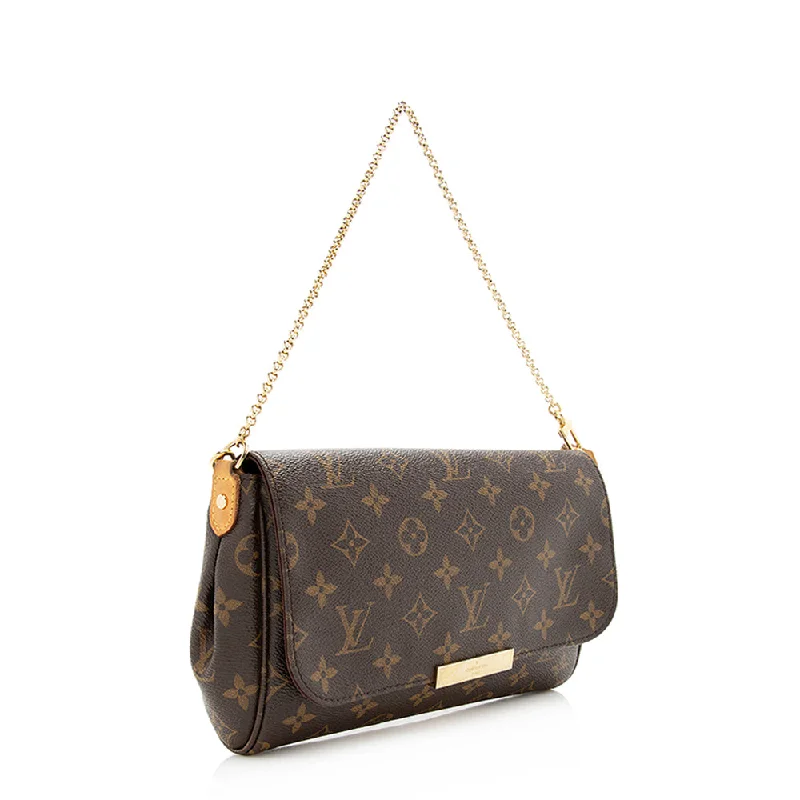 Louis Vuitton Monogram Canvas Favorite MM Shoulder Bag (20530)