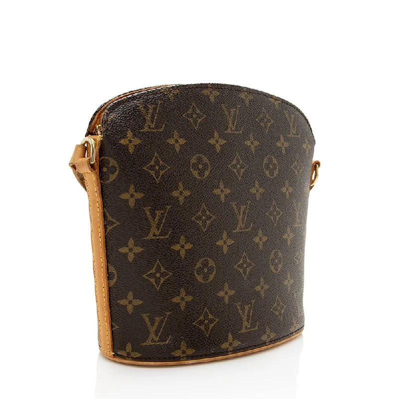 Louis Vuitton Monogram Canvas Drouot Shoulder Bag (18607)