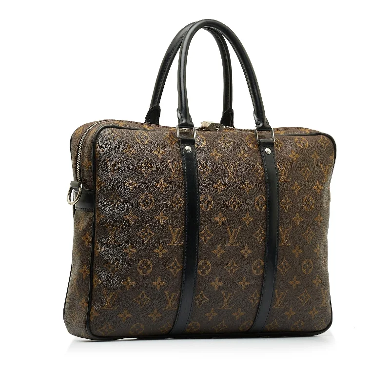 Louis Vuitton Monogram Macassar Porte Documents Jour (RfYjO8)