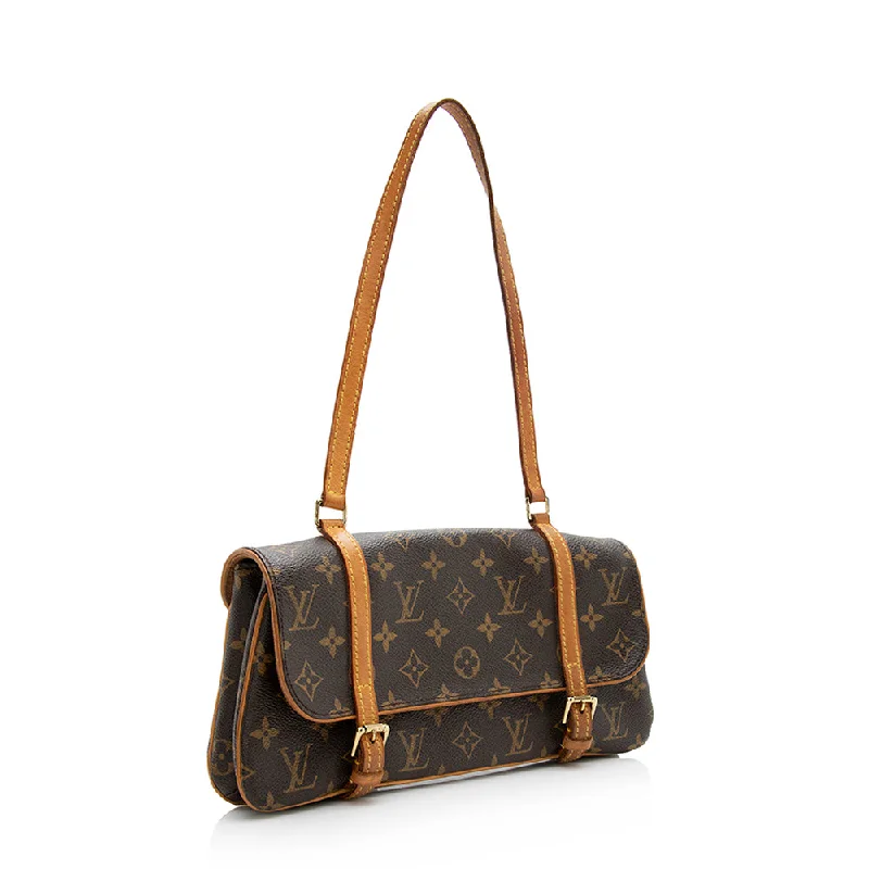 Louis Vuitton Monogram Canvas Marelle MM Shoulder Bag (21202)