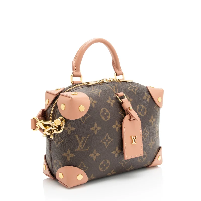 Louis Vuitton Monogram Canvas Petite Malle Souple Satchel (O504Pc)