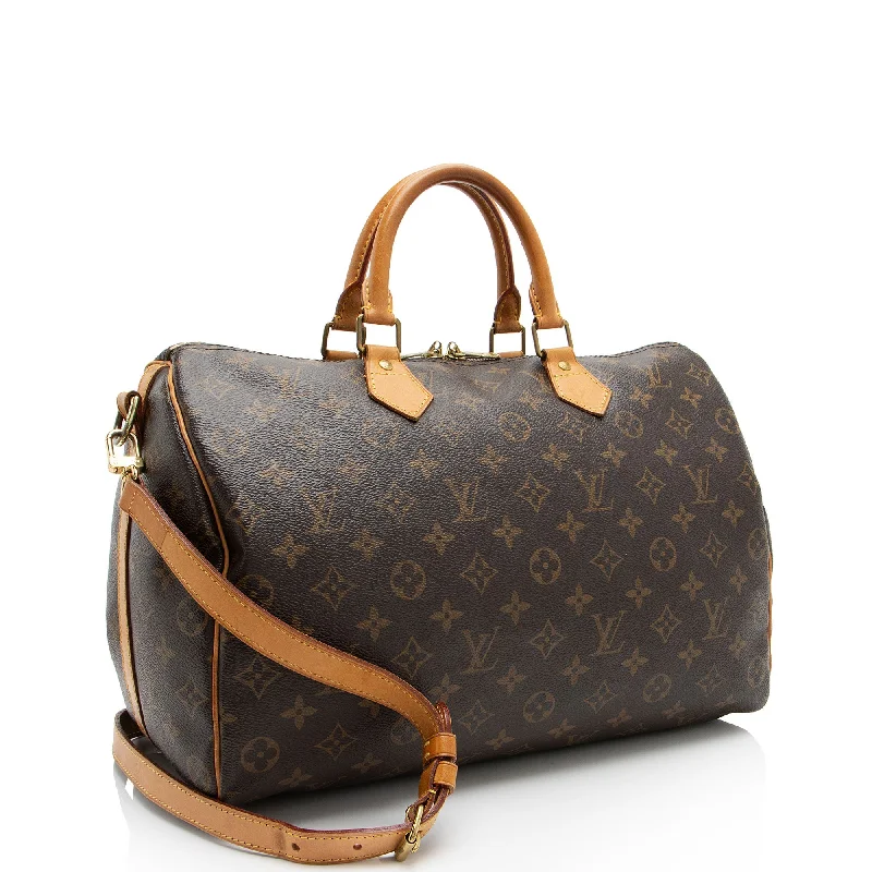 Louis Vuitton Monogram Canvas Speedy Bandouliere 35 Satchel (J30zzA)