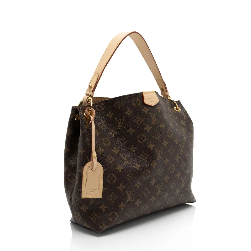 Louis Vuitton Monogram Canvas Graceful PM Hobo (jxAbZb)