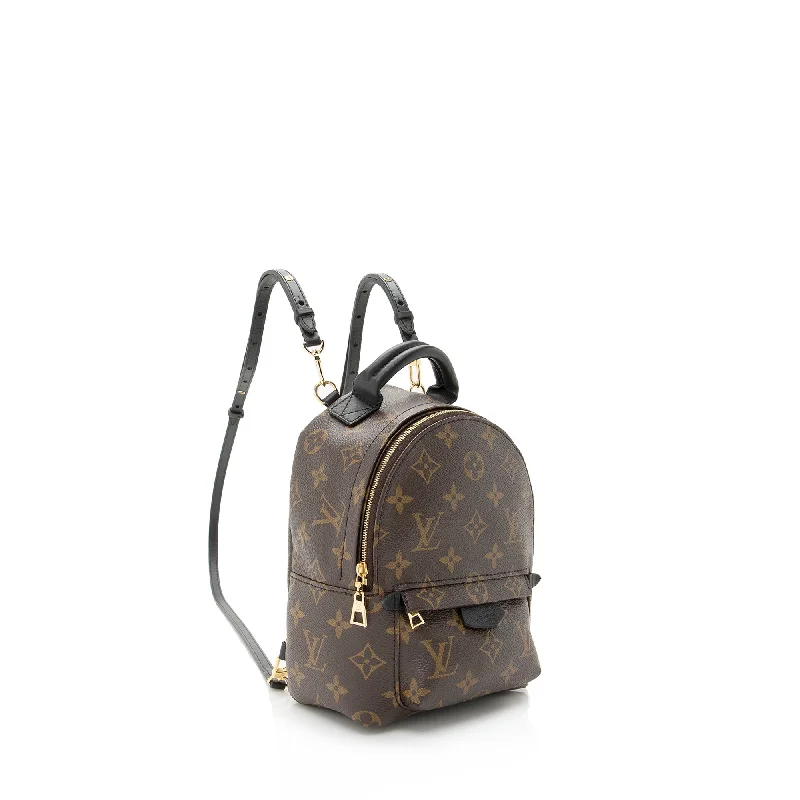 Louis Vuitton Monogram Canvas Palm Springs Mini Backpack (22308)