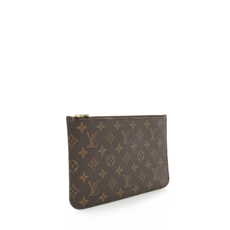 Louis Vuitton Monogram Canvas Neverfull MM Pochette (22196)