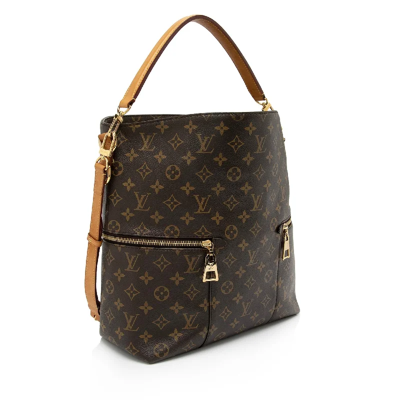 Louis Vuitton Monogram Canvas Melie Shoulder Bag (ODKS47)