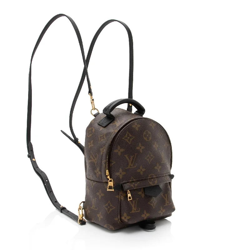 Louis Vuitton Monogram Canvas Palm Springs Mini Backpack (KGaJrl)