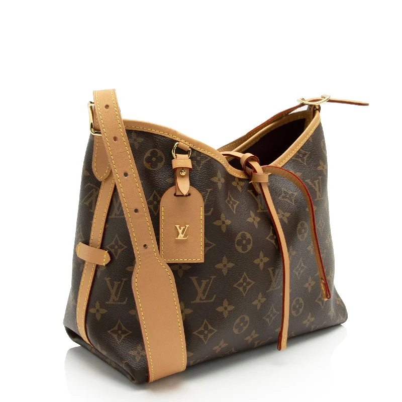 Louis Vuitton Monogram Canvas CarryAll PM Shoulder Bag (kD866T)