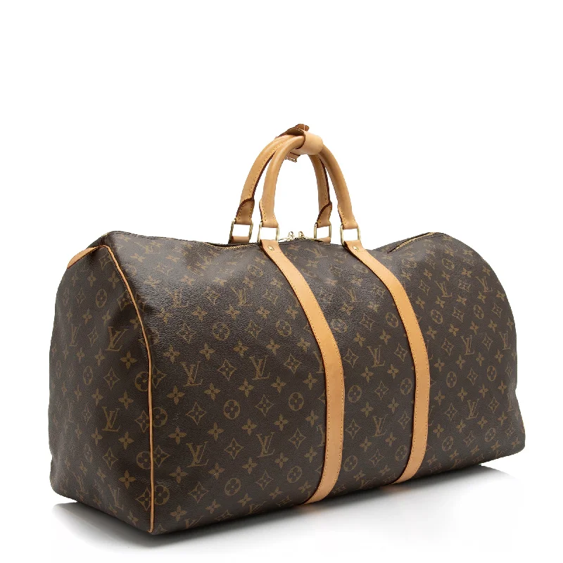 Louis Vuitton Monogram Canvas Keepall 55 Duffle Bag (AqdA4y)