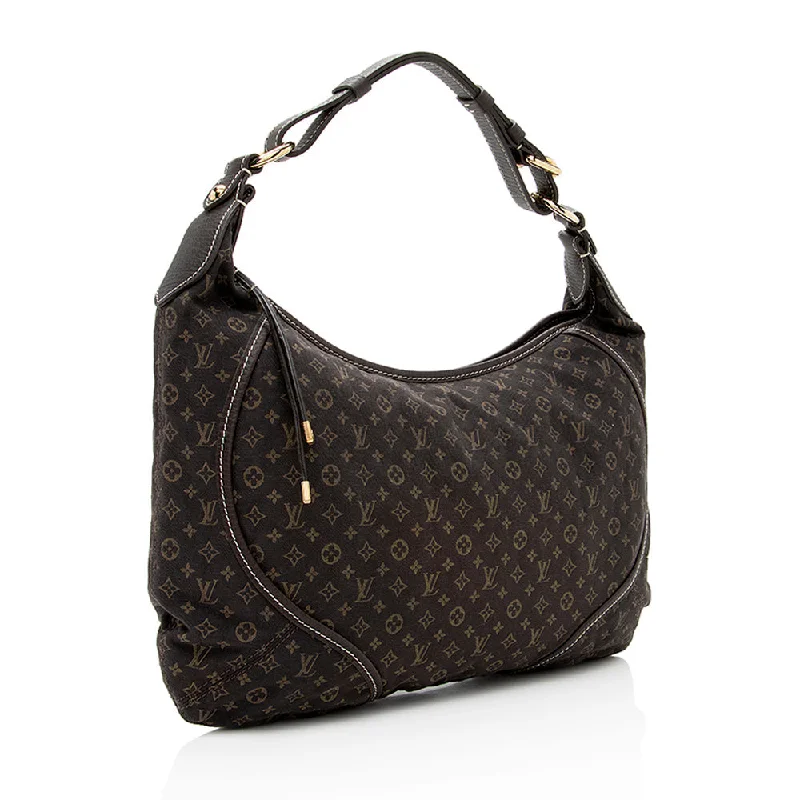 Louis Vuitton Monogram Mini Lin Manon MM Hobo (18773)