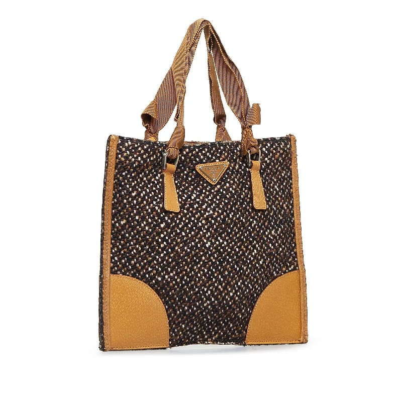 Prada Tweed Handbag 9kiMLy