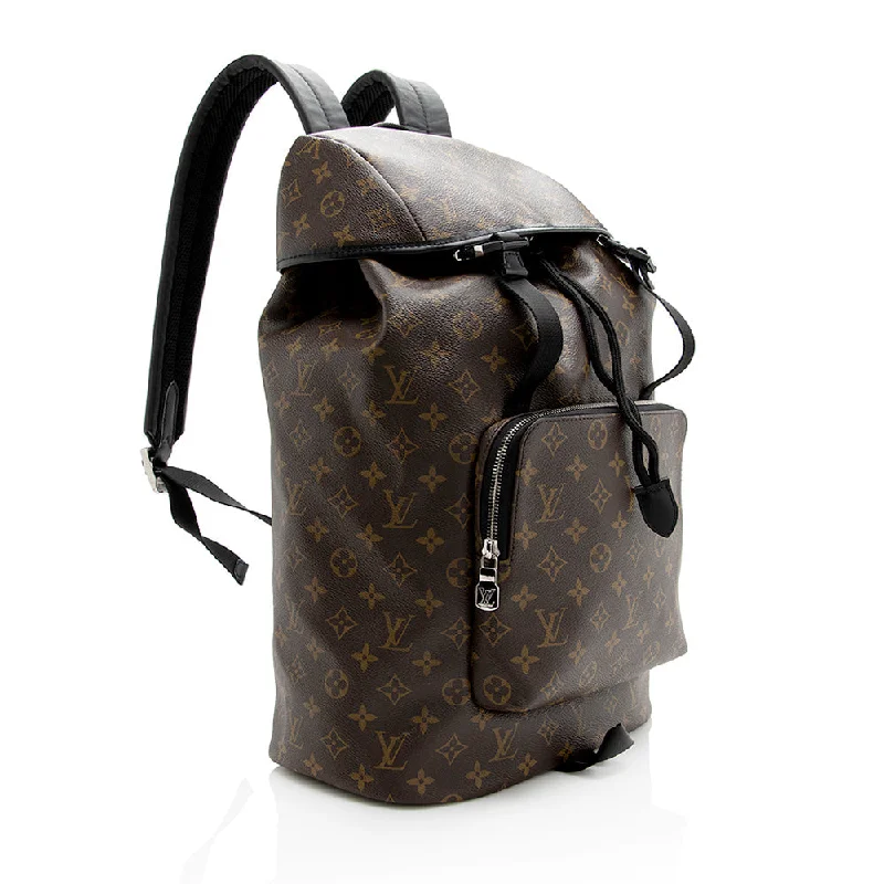 Louis Vuitton Monogram Canvas Macassar Zack Backpack (20982)