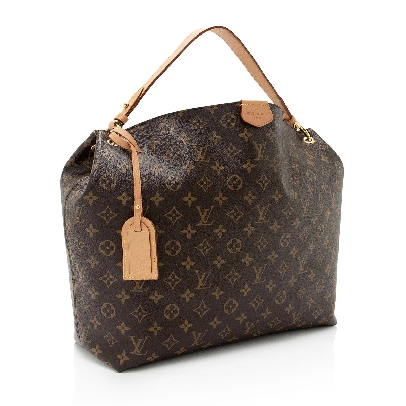 Louis Vuitton Monogram Canvas Graceful MM Hobo (ovfcpu)