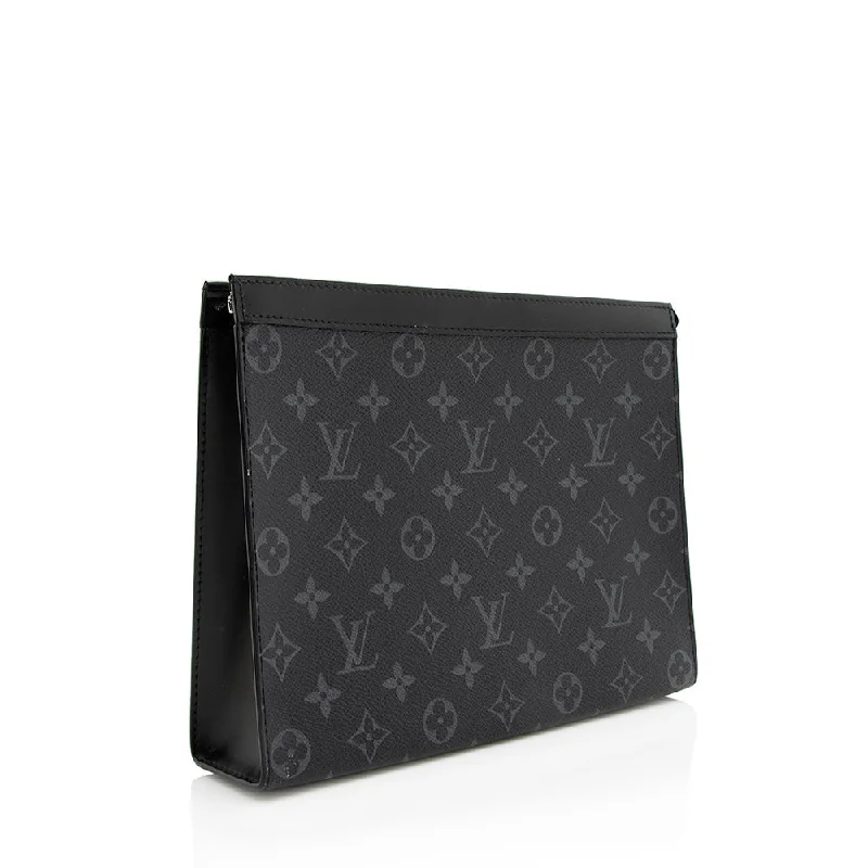 Louis Vuitton Monogram Eclipse Voyage MM Pochette (19476)