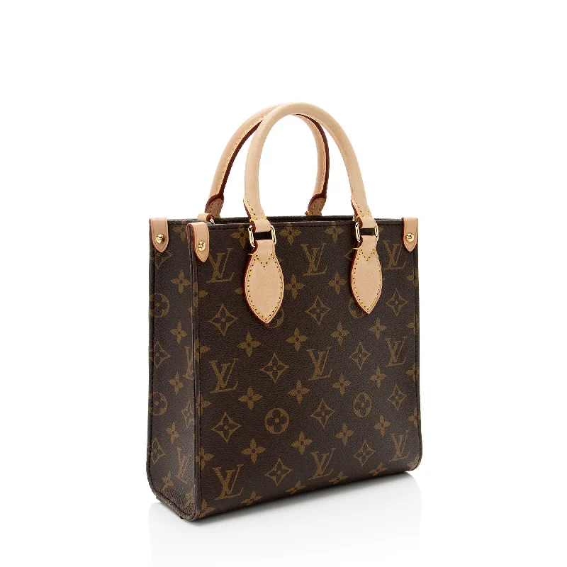 Louis Vuitton Monogram Canvas Sac Plat BB Tote (7Hiogv)