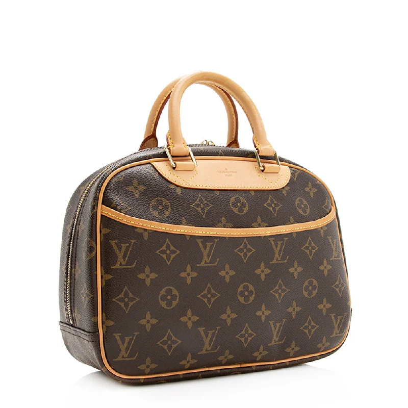 Louis Vuitton Monogram Canvas Trouville Satchel (20022)