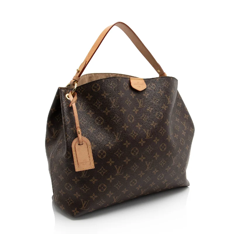 Louis Vuitton Monogram Canvas Graceful MM Hobo (602OqV)