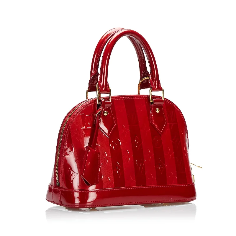 Louis Vuitton Vernis Rayures Alma BB (37060)