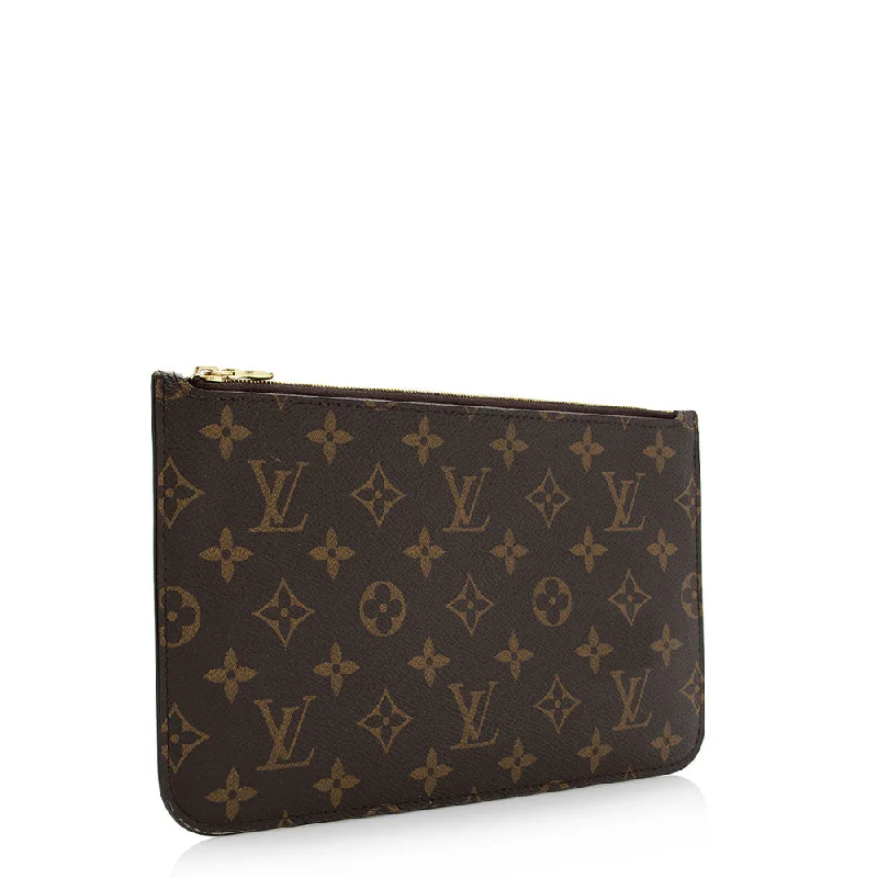 Louis Vuitton Monogram Canvas Neverfull MM Pochette (21379)