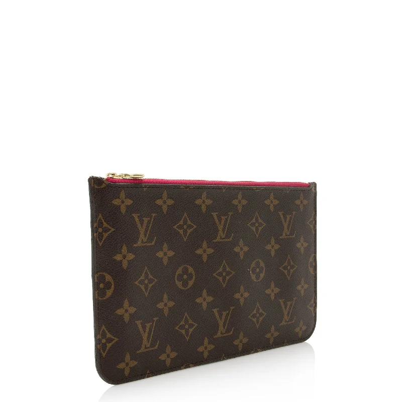 Louis Vuitton Monogram Canvas Neverfull MM Pochette (22858)