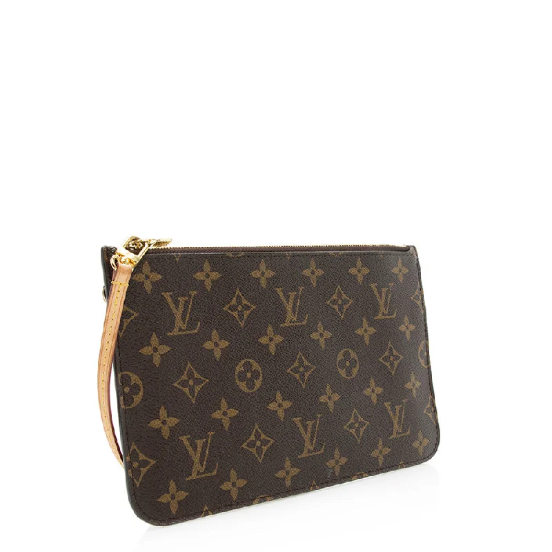 Louis Vuitton Monogram Canvas Neverfull MM Pochette (19518)