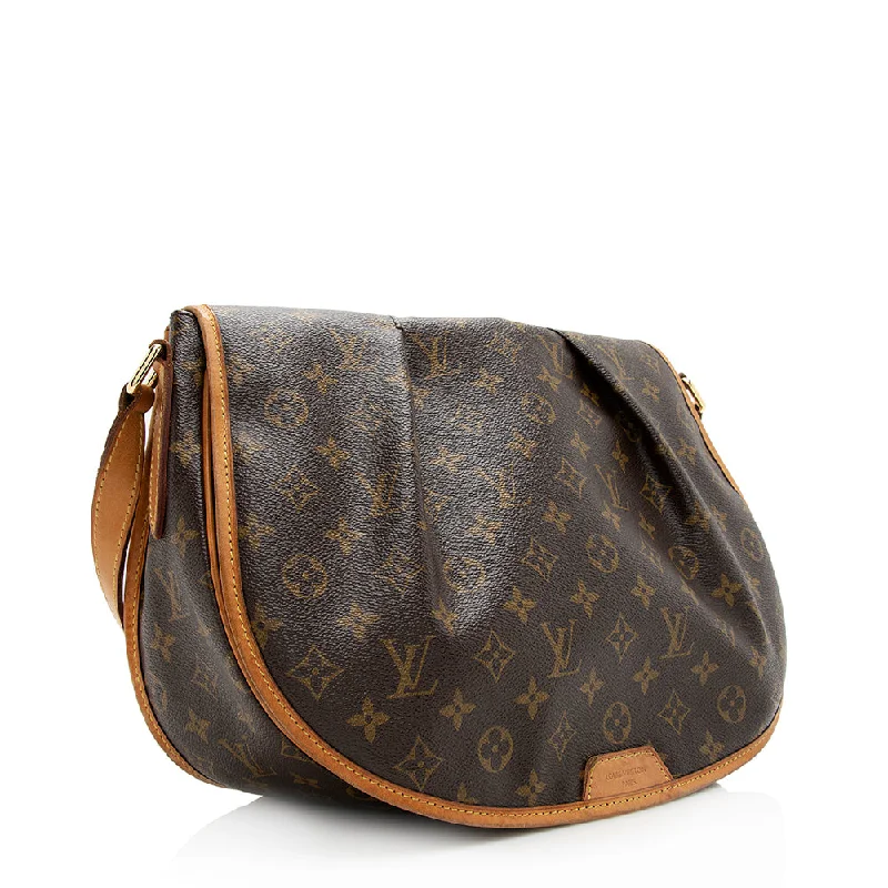 Louis Vuitton Monogram Canvas Menilmontant MM Messenger Bag (20820)