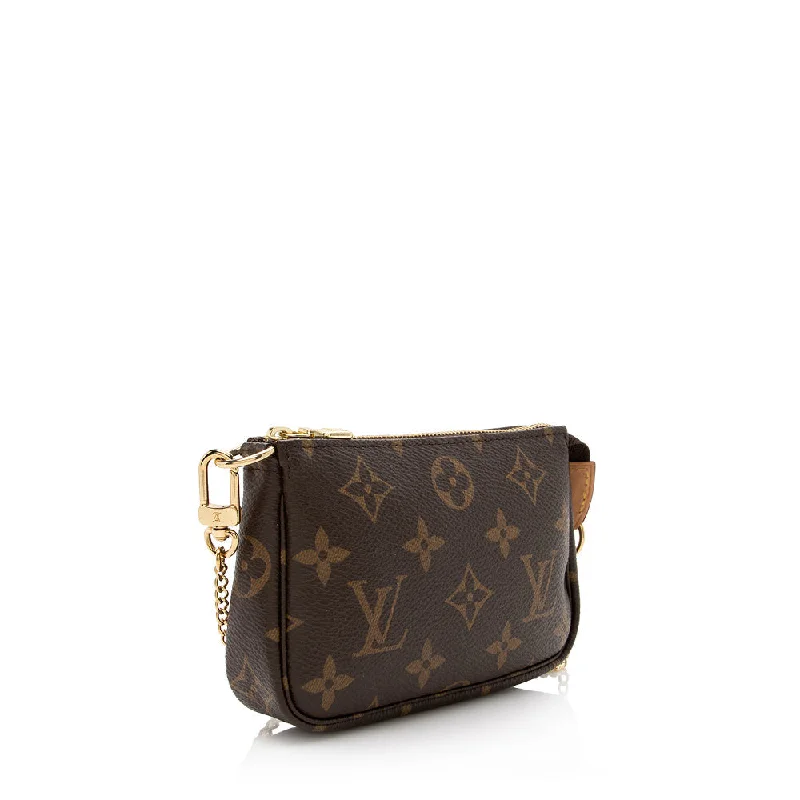 Louis Vuitton Monogram Canvas Mini Pochette Accessoires (17030)