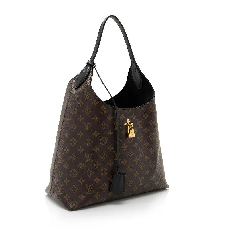 Louis Vuitton Monogram Canvas Flower Hobo (AX6i3w)