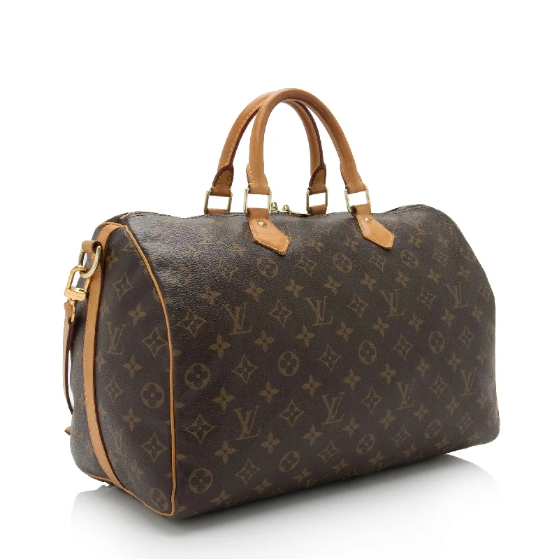 Louis Vuitton Monogram Canvas Speedy Bandouliere 35 Satchel (Y4r2B1)