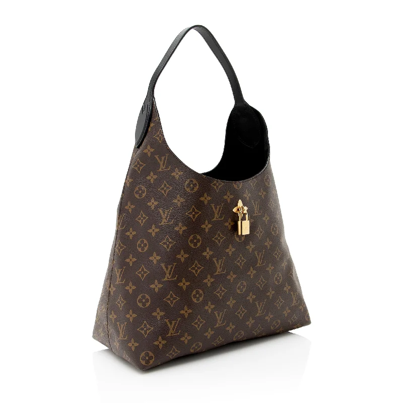 Louis Vuitton Monogram Canvas Flower Hobo (22318)