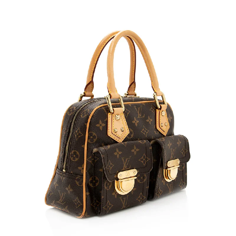 Louis Vuitton Monogram Canvas Manhattan PM Satchel (19967)