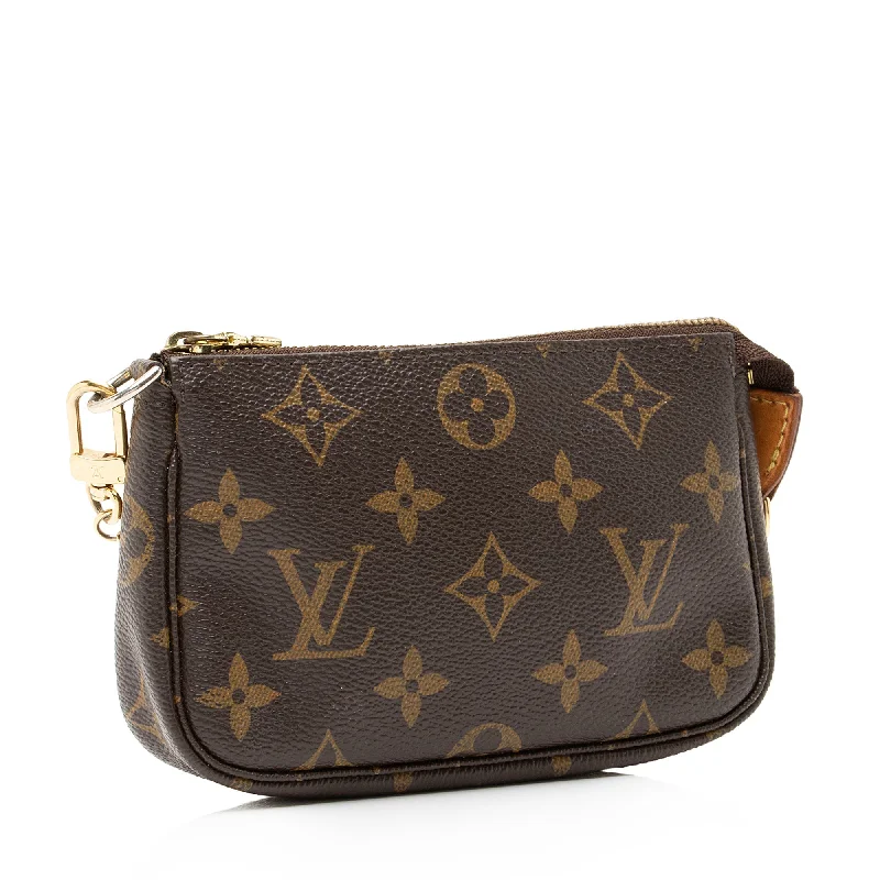 Louis Vuitton Monogram Canvas Mini Pochette Accessoires (23863)