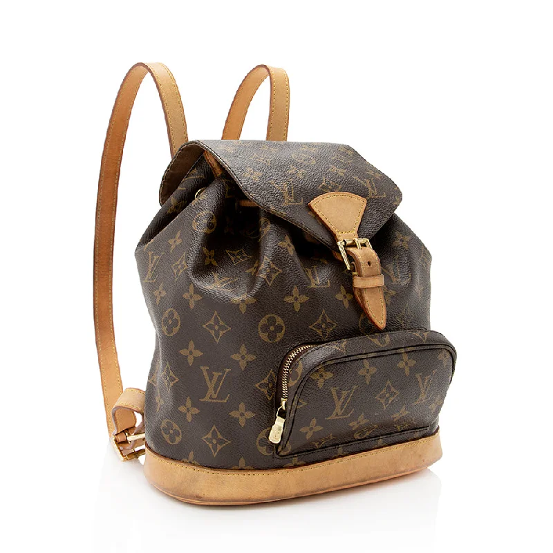 Louis Vuitton Monogram Canvas Montsouris MM Backpack (21416)