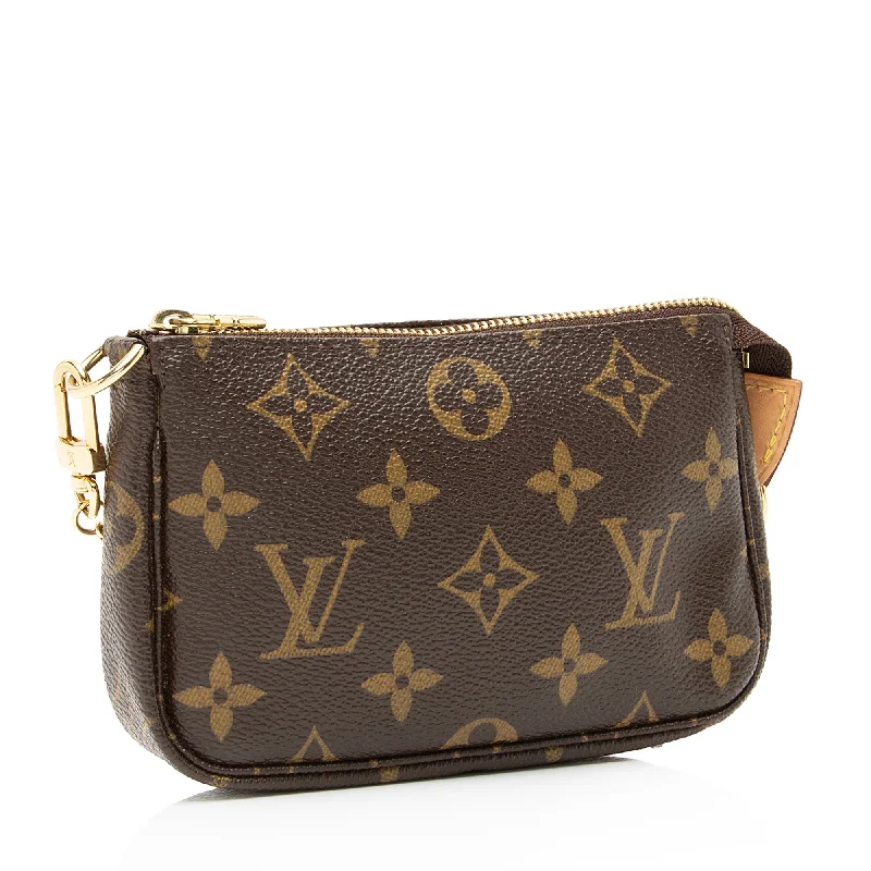 Louis Vuitton Monogram Canvas Mini Pochette Accessoires (23864)