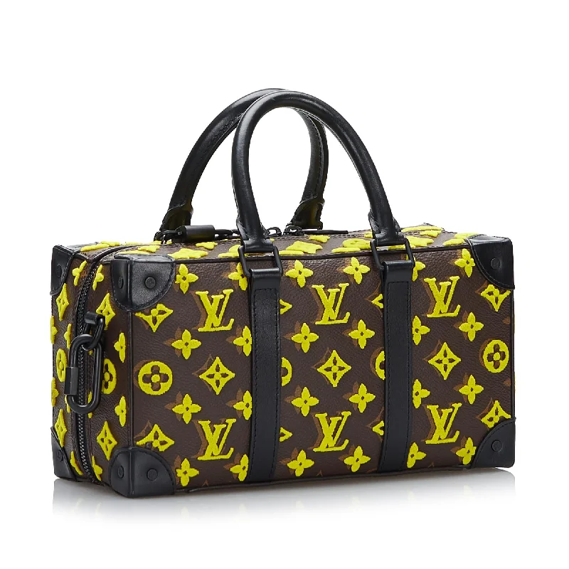 Louis Vuitton Monogram Tuffetage Speedy Trunk (FDS9bz)