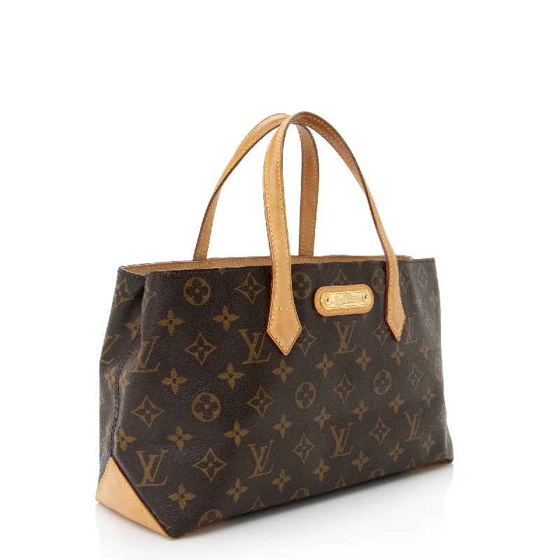 Louis Vuitton Monogram Canvas Wilshire PM Tote (22840)